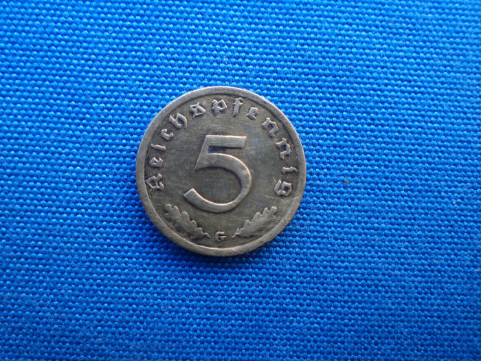 5 REICHFENNIG 1938/G-DEUTSCHE REICH -NAZISTA