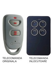 Telecomanda poarta garaj Erreka Lira de doua si patru canale/ cod saritor/ 433.92MHz (814)