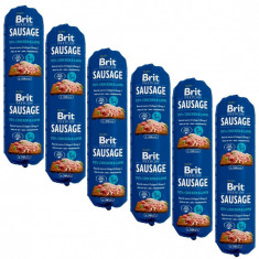 BRIT Sausage Chicken &amp; Lamb 6 x 800 g
