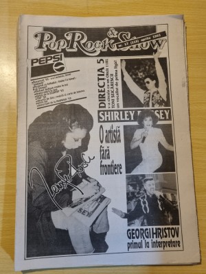 Pop rock &amp;amp; show aprilie 1993-directia 5,rod stewart,jennifer rush foto
