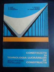 Constructii Si Tehnologia Lucrarilor De Constructii - N.andrei M.angelescu R.constantinescu Fl.gheorghiu,542360 foto