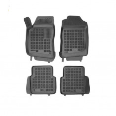 Set covorase auto din cauciuc SAAB 9.5 (YS3E), 09.1997-02.2010, presuri tip tavita, negru