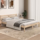 Cumpara ieftin Cadru de pat, 140x190 cm, lemn masiv de pin