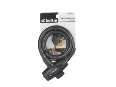 Antifurt bicicleta cu cheie, 12 x 800 mm, Keltin K02303 foto