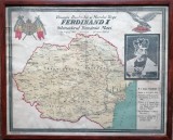 Harta Romania Mare Omagiu Regelui Ferdinad