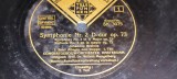 PLACA GRAMOFON PATEFON. TELEFUNKEN SYMPHONIE NR.2 D-DUR OP.73 P. 1- 2