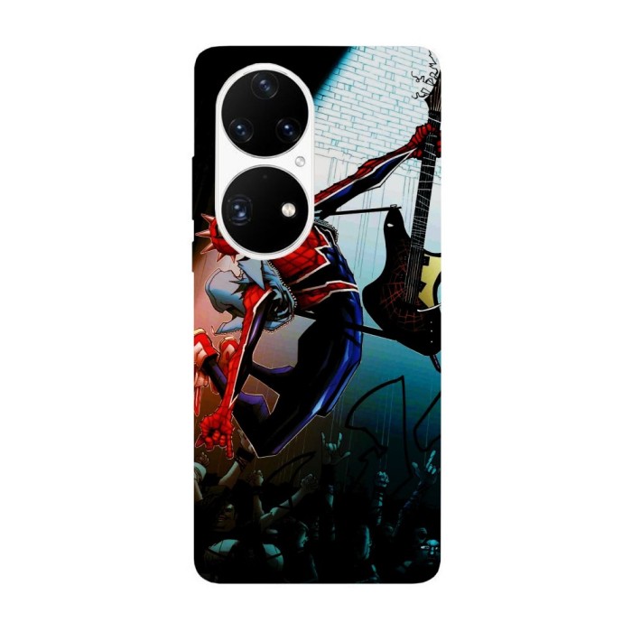 Husa compatibila cu Huawei P40 model Spiderpunk, Silicon, TPU, Viceversa