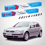 Cumpara ieftin Ștergătoare Volkswagen Golf 4 5 Uși 2002-2003 | Set Față Flat Premium &ndash; TeamCar&reg;