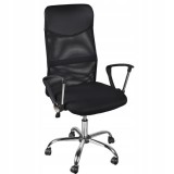 Cumpara ieftin Scaun de birou, rotativ, functie tilt, plasa, negru, max 130 kg, 60x60x111-121 cm, Malatec, Isotrade