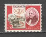 Monaco.1973 200 ani nastere G.Cayley-pionier al aviatiei SM.568, Nestampilat