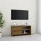Comoda TV, maro miere, 80x31x39 cm, lemn masiv de pin GartenMobel Dekor