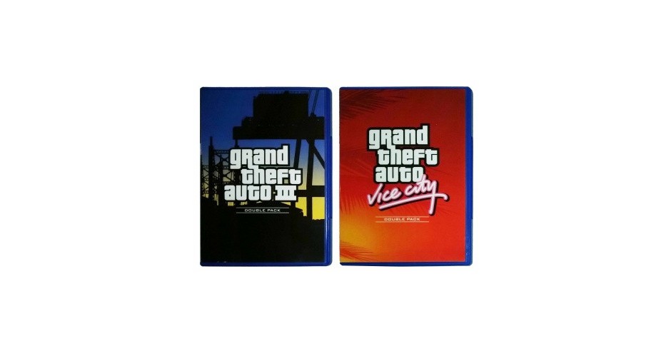 Joc PS2 GTA 3 III + GTA Vice City Double pack Grand theft auto de ...