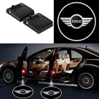 Set 2 Lampi Proiectoare Led Logo Universale MINI COOPER foto