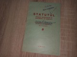 Statut Arhitecți Leopold &amp; Karl Schindl, 1934, Semnat Autograf, Arhitectură Istorică, Carnet Note