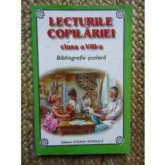 LECTURILE COPILARIEI CLASA A VIII-A. BIBLIOGRAFIE SCOLARA-COLECTIV