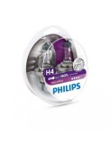 Set 2 Becuri auto Philips H4 Vision Plus, +60%, 12V, 55W