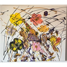 PERFECTLY IMPERFECT &ndash; pictură abstractă contemporană &icirc;n acril