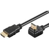 Cablu HDMI 90 grade 5m v1.4 3D Ethernet High Speed Goobay