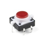 TactSw 11x15x12mm LED rosu