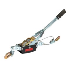 Troliu manual PRO 4T cu dinti dubli si carlige duble, Micul Fermier