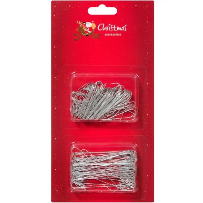 C&amp;acirc;rlige Crăciun, Set 150 Bucăți, Argintiu, Metal foto