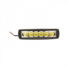 Lampa 6 LED-uri si lupa 10-60V 18W unghi de radiere 60 patrat Cod: BK69006