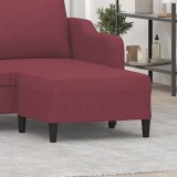VidaXL Taburet, roșu vin, 70x55x41 cm, material textil