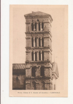 FV5-Carte Postala- ITALIA - Roma, Chiesa di S. Alessio, necirculata foto