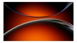 Tablou Canvas Abstract cu Reflexii Fluide &icirc;n Amurg Vibrant, 39 x 26 cm, CMCLASS
