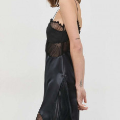 Victoria Beckham rochie culoarea negru, mini, evazati