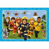 Ravensburger - Puzzle pompierul Sam si prietenii 2x12 piese