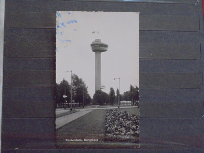 OLANDA - ROTTERDAM - TURNUL EUROMAST ASA CUM ARATA IN 1960 LA INAUGURARE - foto