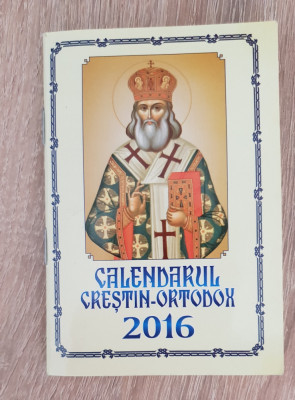 Calendarul creștin-ortodox 2016 foto