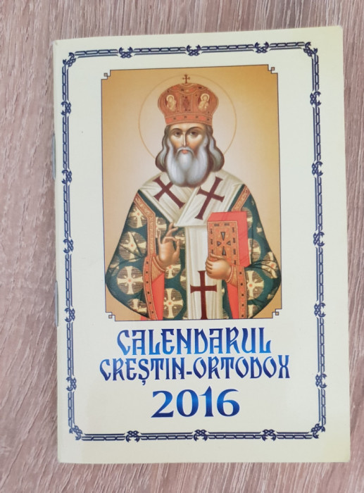 Calendarul creștin-ortodox 2016