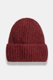 Answear Lab caciula culoarea bordo, din tricot gros