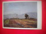 HOPCT 23290 TEREN ARAT- ARTURO TOSI[ 1871-1956] -MUZEE RUSIA - CP PICTURA --NECIRCULATA