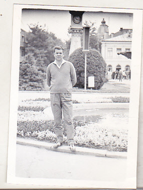 bnk foto Braila - parcul central - ceasul - 1971 foto