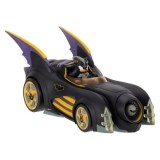 DC x Sonic - The Hedgehog Figurina articulata Shadow Batman cu vehicul Batmobil 6 cm