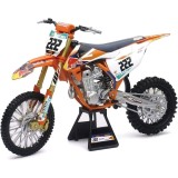 Model motocyklu KTM SX 450 S-F Antonio Cairoli Legend 1:6 - 1:6 ( d&eacute;lka cca 35 cm )