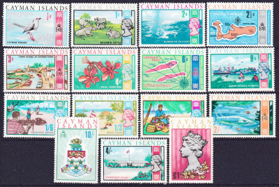 DB1 Ins. Cayman Uzuale 1969 Pasari Pesti Ocupatii 15 v. MNH foto