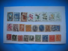 HOPCT LOT NR 562 - 25 TIMBRE VECHI-AMERICA LATINA-STAMPILATE/STAMPILAT