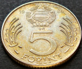 Cumpara ieftin Moneda 5 FORINTI - RP UNGARIA, anul 1989 *cod 2196 A - KOSSUTH, Europa