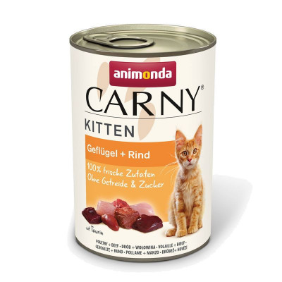 Animonda Carny Kitten - carne de vită și pasăre de curte 400 g foto