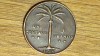 Republica Dominicana - moneda bronz exotica greu de gasit - 1 centavo 1949 - palmier !, America de Nord