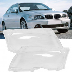 Set 2 Buc Sticla Far Dreapta + Stanga Am Bmw Seria 3 E46 1998-2003 Coupe / Cabrio Non Facelift HB010