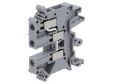 Term. &icirc;mbinare de şine 0,2&divide;4mm&sup2; 3 borne gri cu şurub PHOENIX CONTACT
