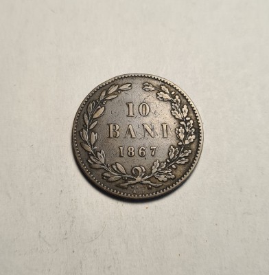 10 bani 1867 Watt foto