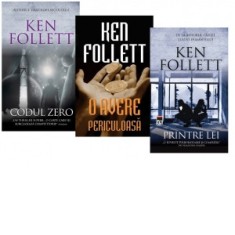 Pachet Ken Follett (3 carti): Codul Zero. O avere periculoasa. Printre lei - Ken Follett