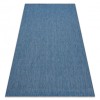 Covor sisal Flat 48663/330 albastru , 200x290 cm