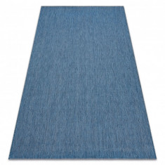 Covor sisal Flat 48663/330 albastru , 120x170 cm